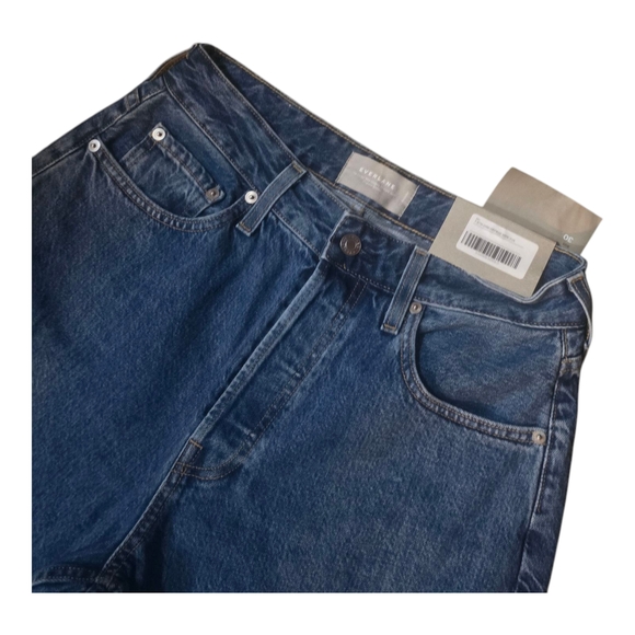 Everlane 90's Curvy Cheeky High Rise Straight Jean - Picture 3 of 5